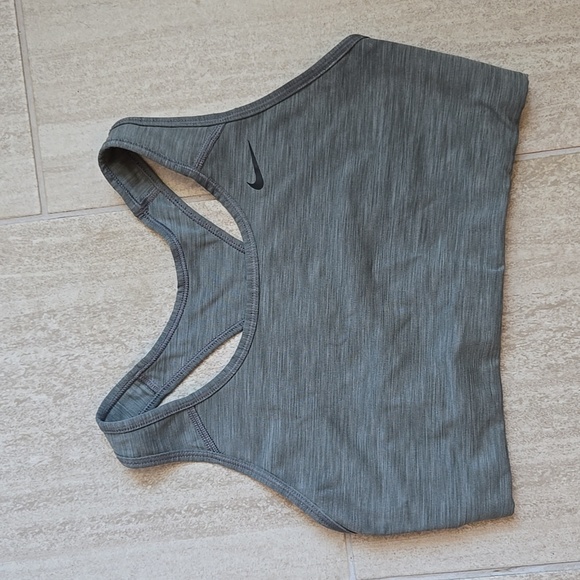 Nike Gray Sports Bra - Picture 1 of 2
